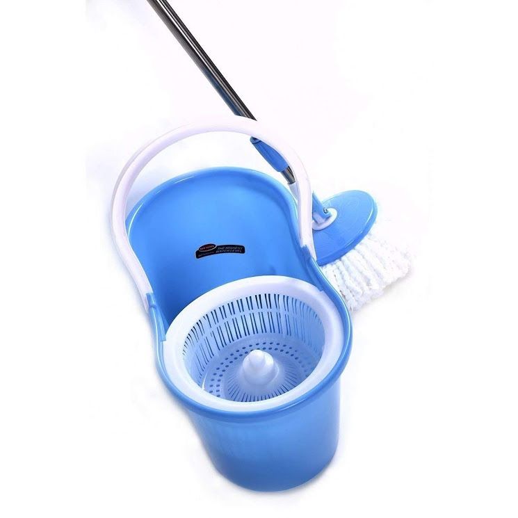 360-Degree Rotating Spin Mop and Plastic Bucket Set