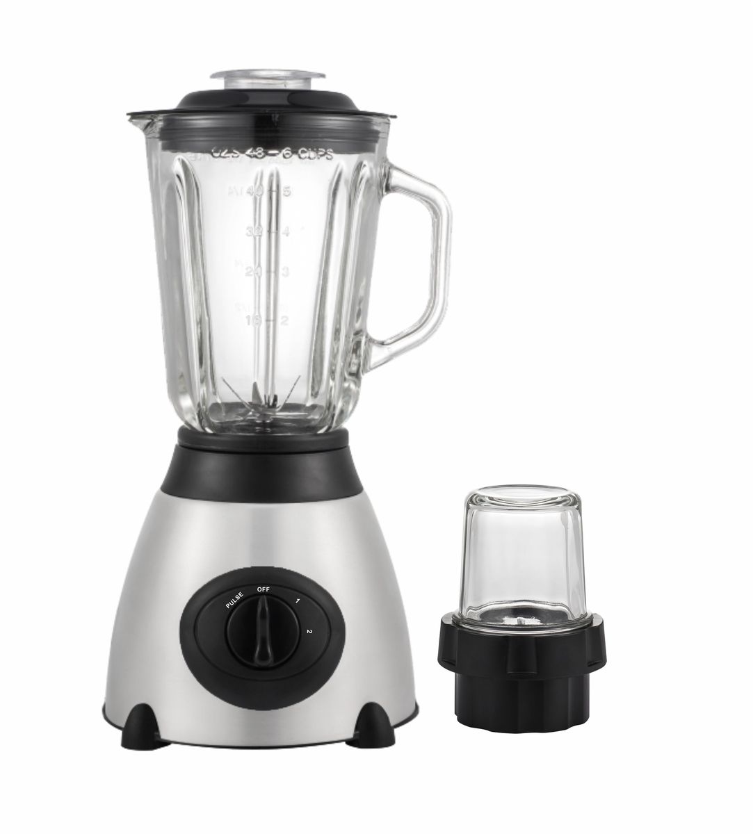 400W 1.5L Stainless Steel Blender , Grinder & Smoothie Maker
