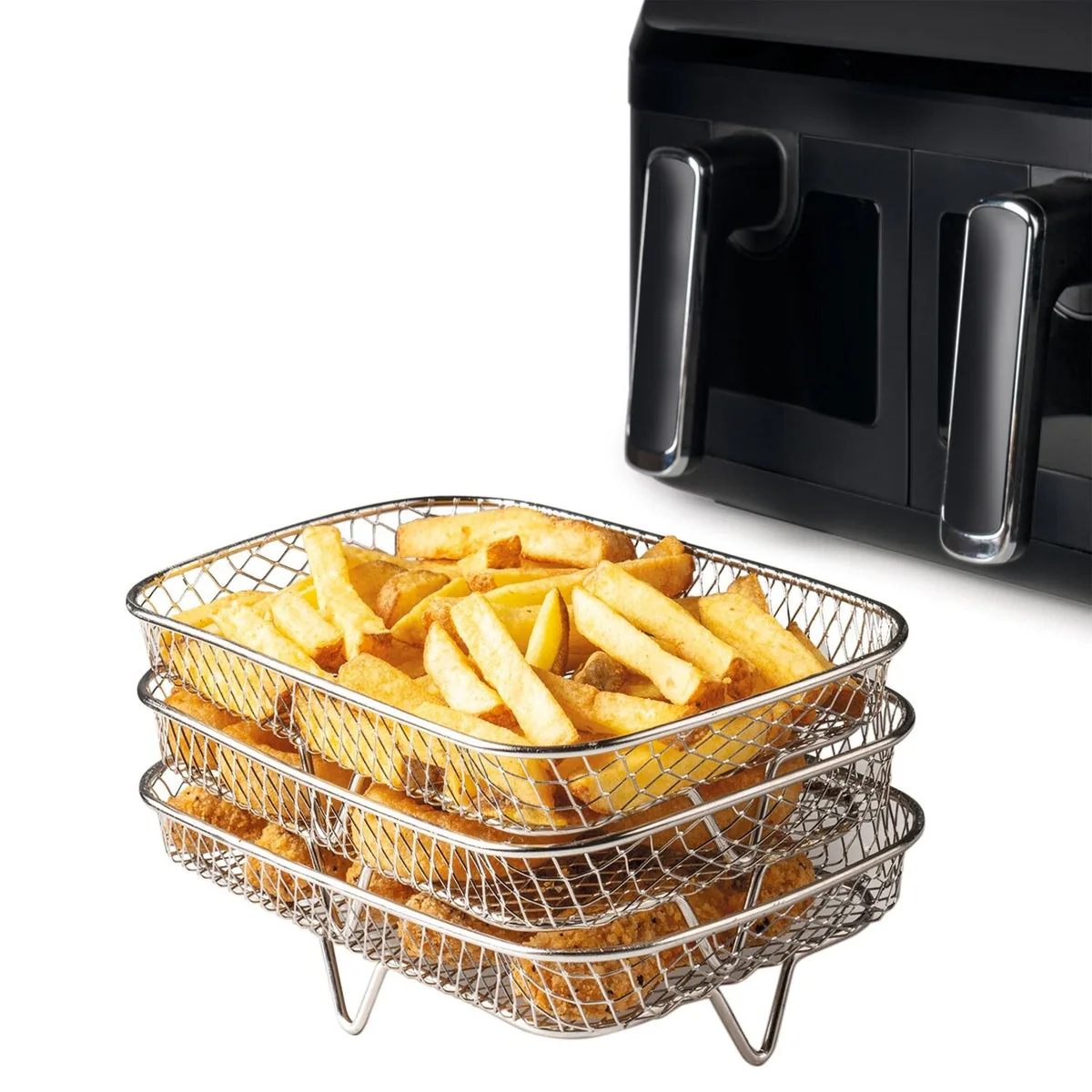 Air Fryer Stackable Racks - Universal Fit