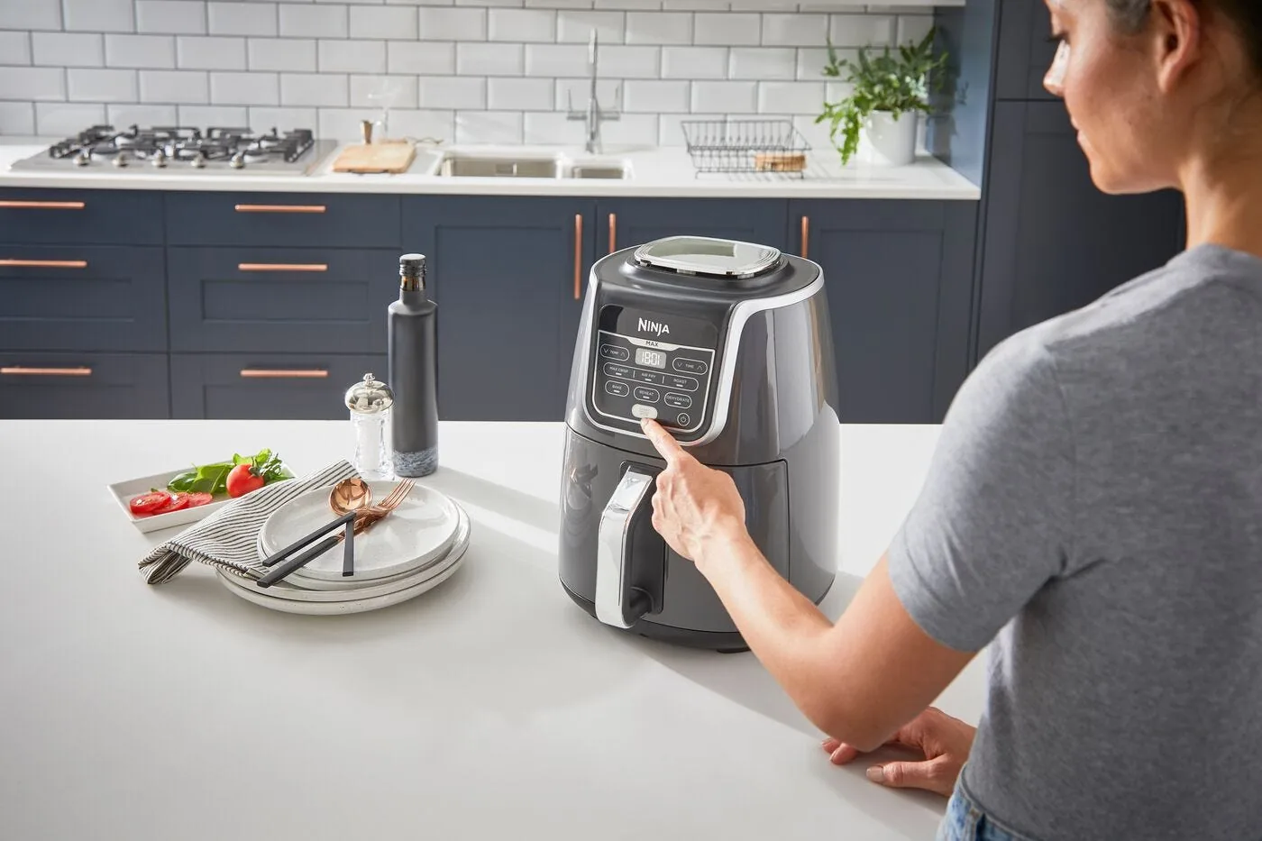 Ninja Air Fryer Max AF160ME - 5.2L - Copper