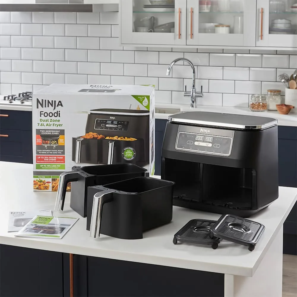 Ninja Foodi Dual Zone Air Fryer AF300 - 7.6L - Grey