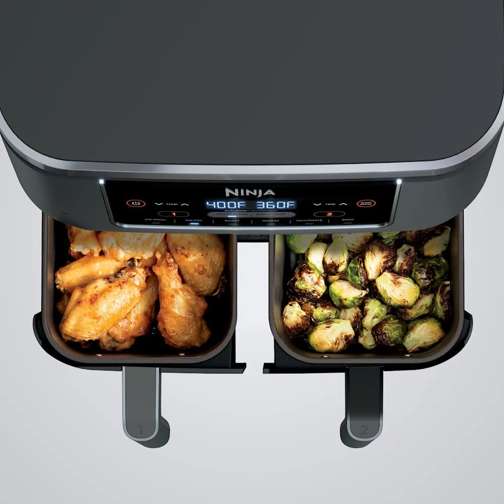 Ninja Foodi Dual Zone Air Fryer DZ201 - 7.6L - Black