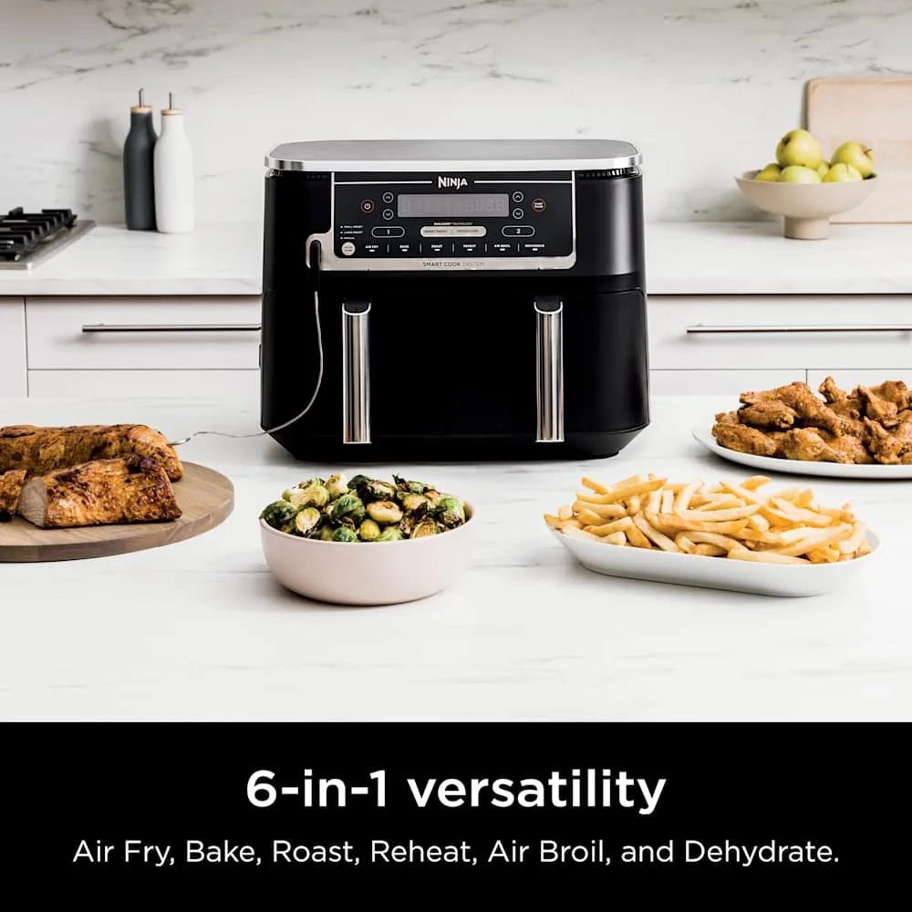 Ninja Foodi Smart XL Dual Zone Air Fryer DZ550 - 9.5L - Grey