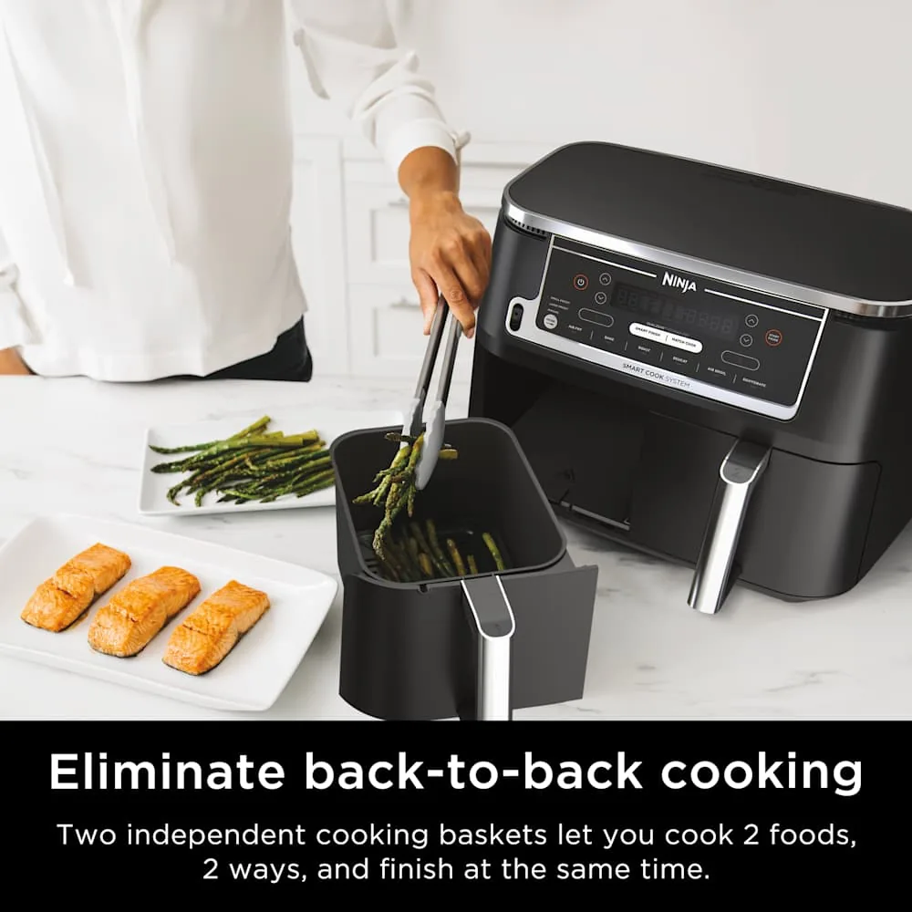 Ninja Foodi Smart XL Dual Zone Air Fryer DZ550 - 9.5L - Grey
