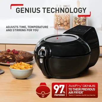 Tefal ActiFry Genius XL Air Fryer AH960840 - 1.7kg - Black