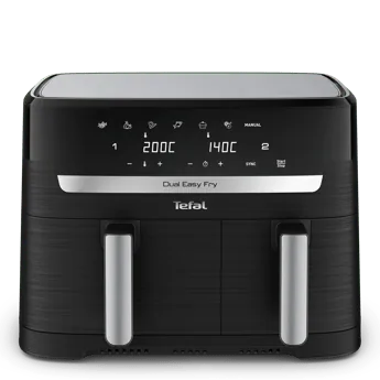 Tefal Dual Easy Fry Air Fryer 8.3L - Black