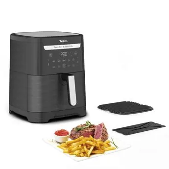 Tefal Easy Fry & Grill XXL 2-in-1 Air Fryer EY801828 - 6.5L - Black