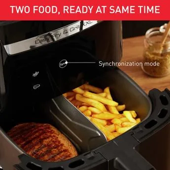 Tefal Easy Fry & Grill XXL 2-in-1 Air Fryer EY801828 - 6.5L - Black