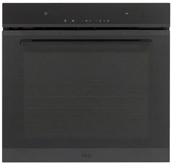 AEG 60cm Black Glass Finish Built-In Pyrolytic Oven - AEGZA60BIO1