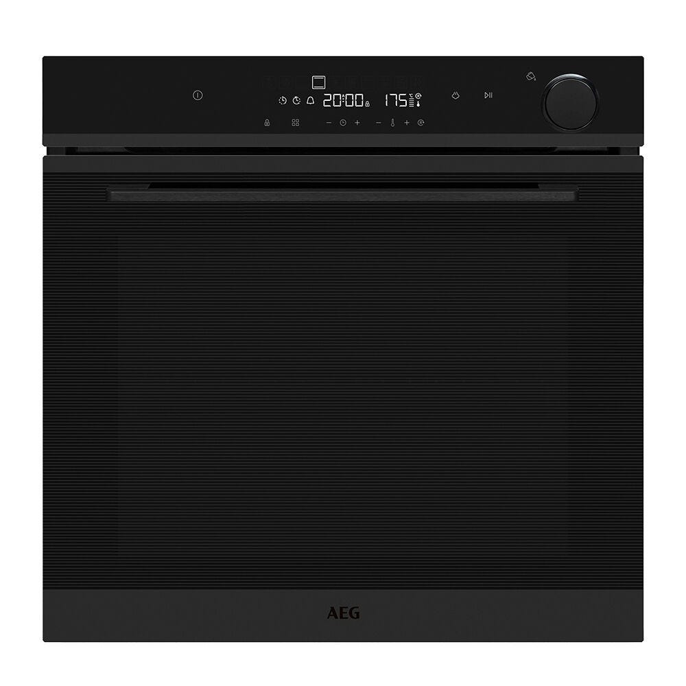 AEG 60cm Black Glass Finish Built-In Steam Oven - AEGZA60BIO2