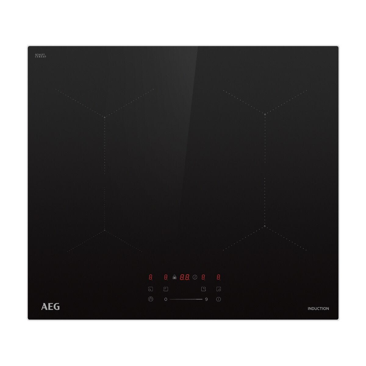 AEG 60cm Matte Finish Schott Glass Induction Hob - AEG60IHM1M