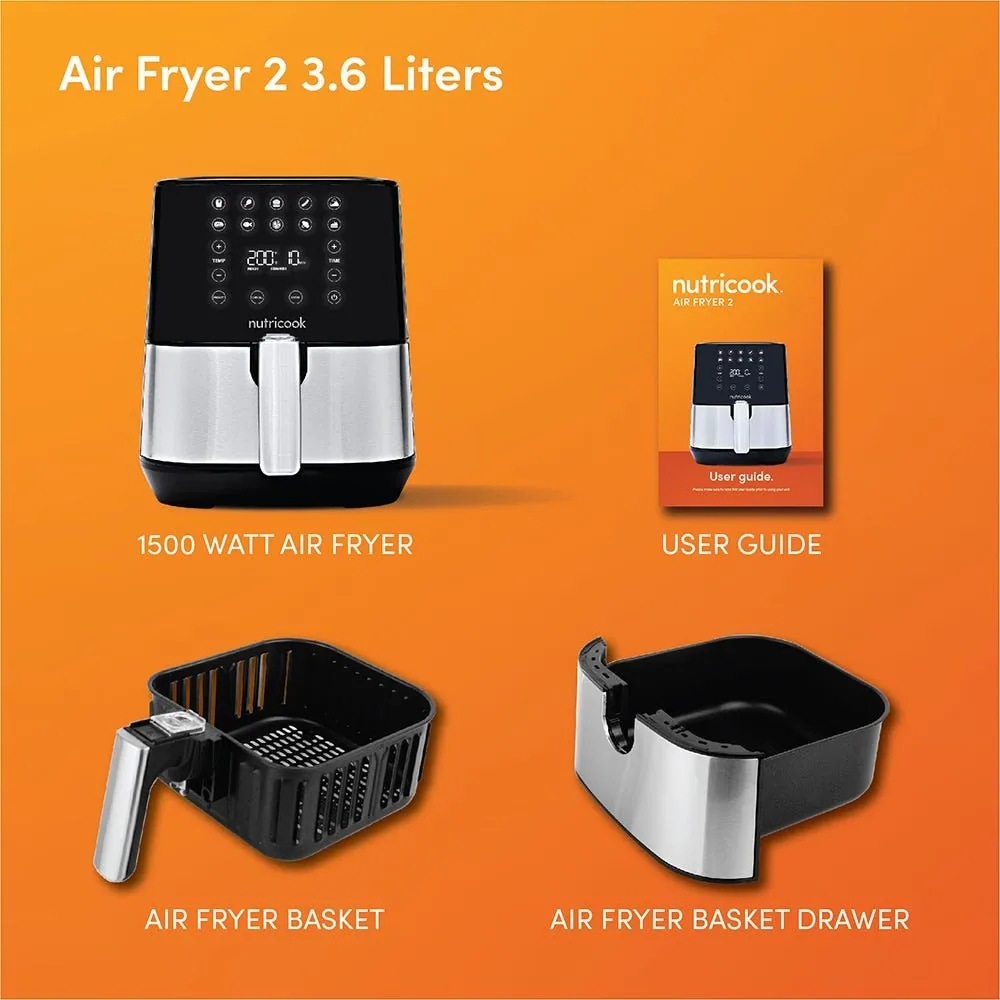 Nutricook Air Fryer 2 - 5.5L - Silver