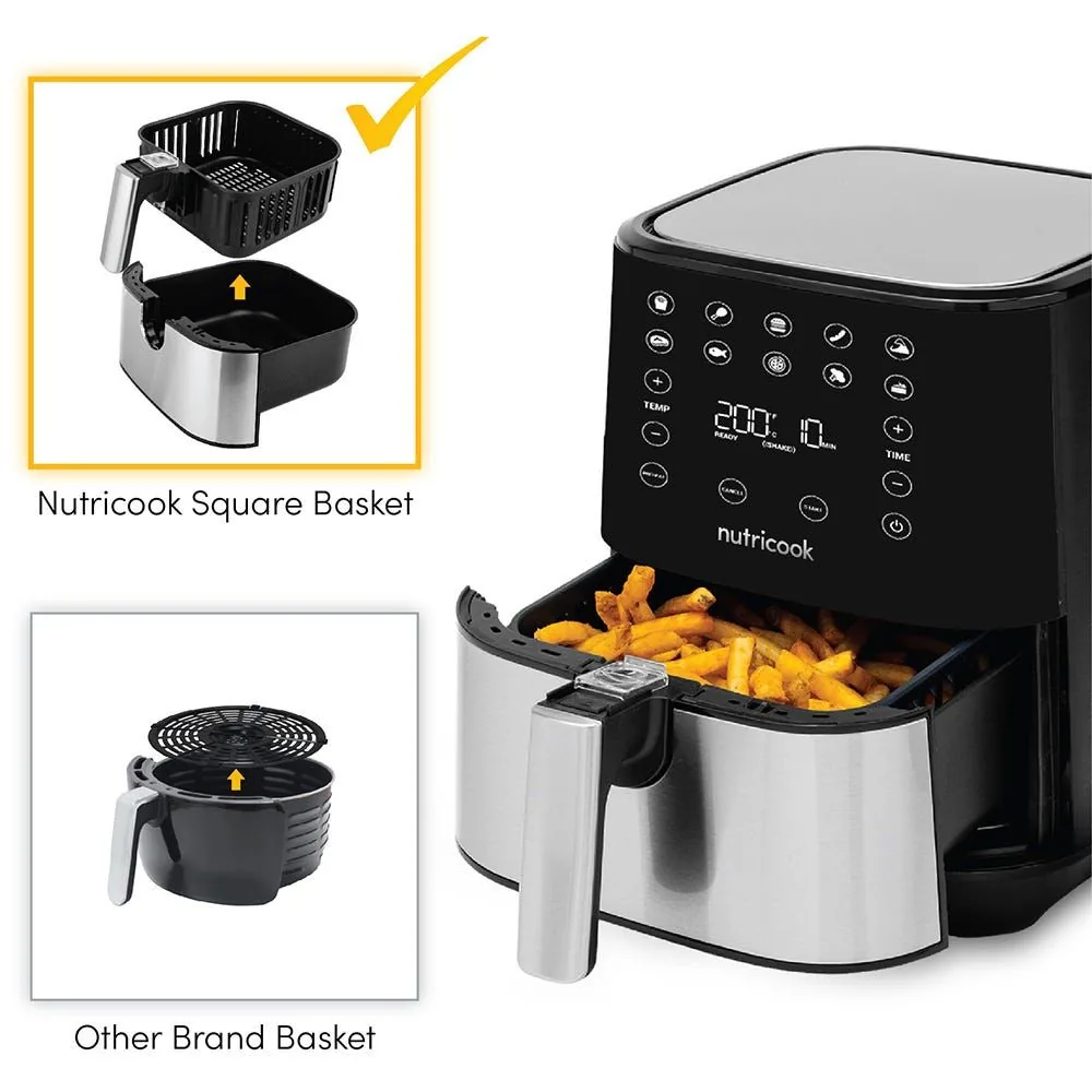 Nutricook Air Fryer 2 - 5.5L - Silver