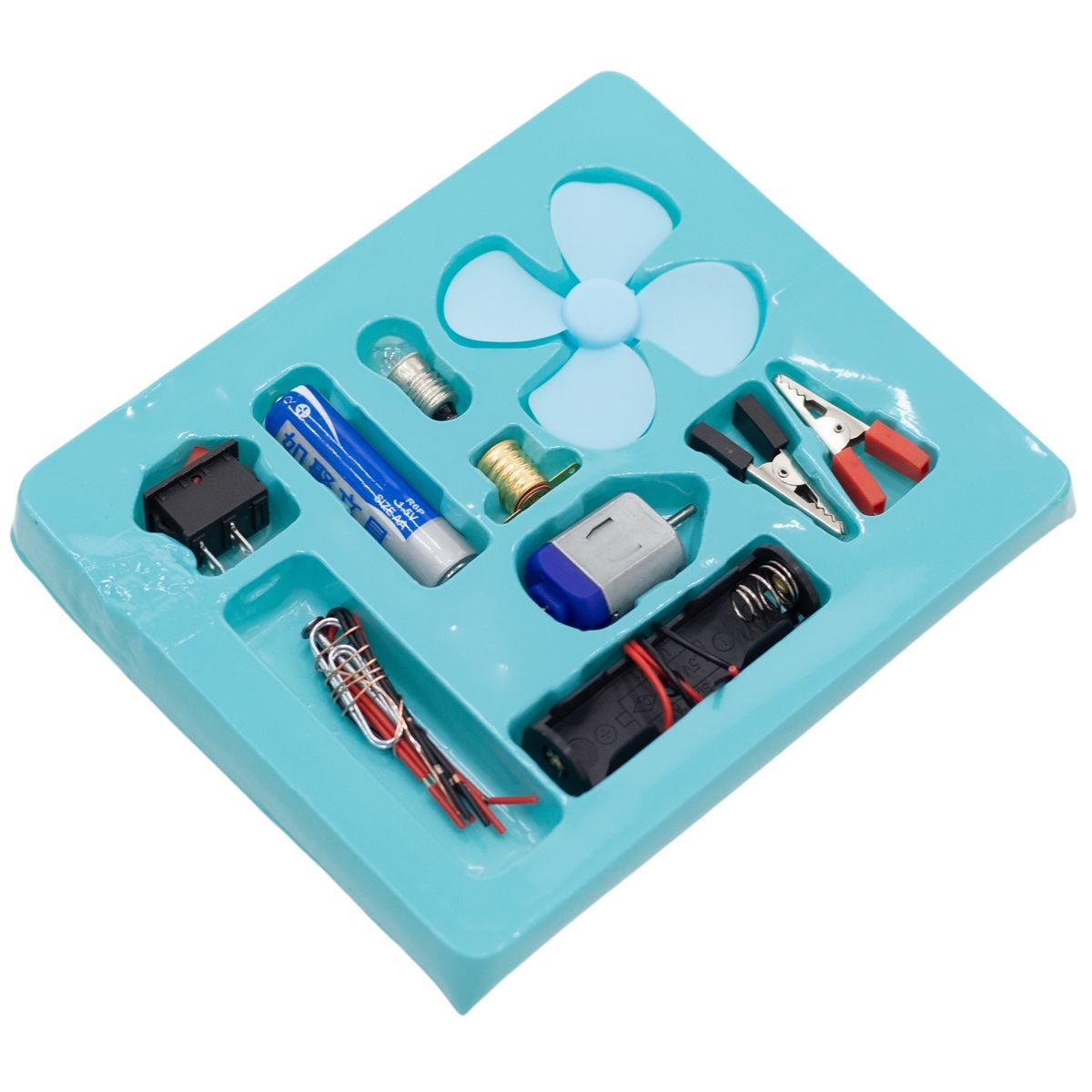 All Inclusive Electronic Science Project Kit for Kids | Light | Fan