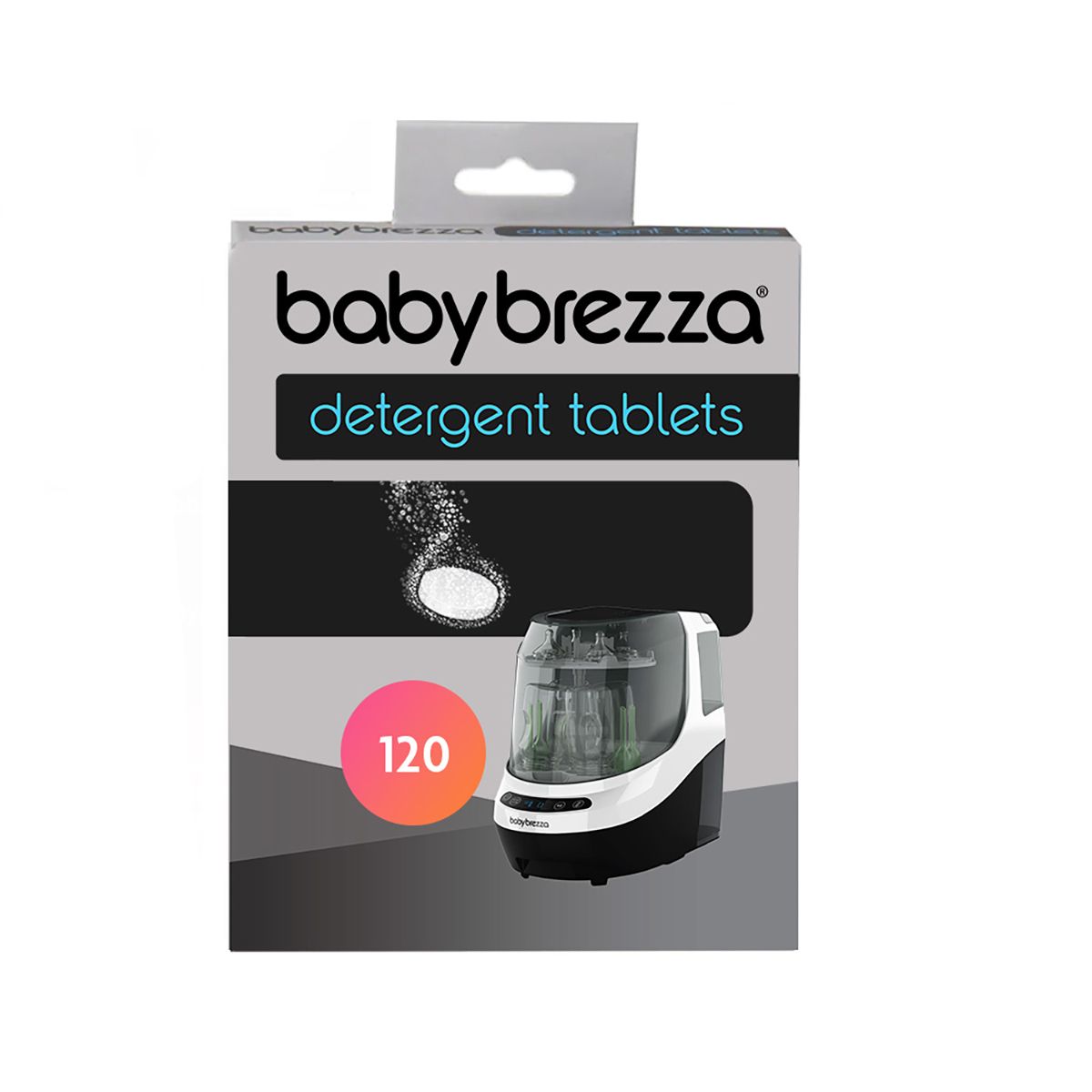 Baby Brezza - Detergent Tablets for Bottle Washer Pro (Pack of 120)