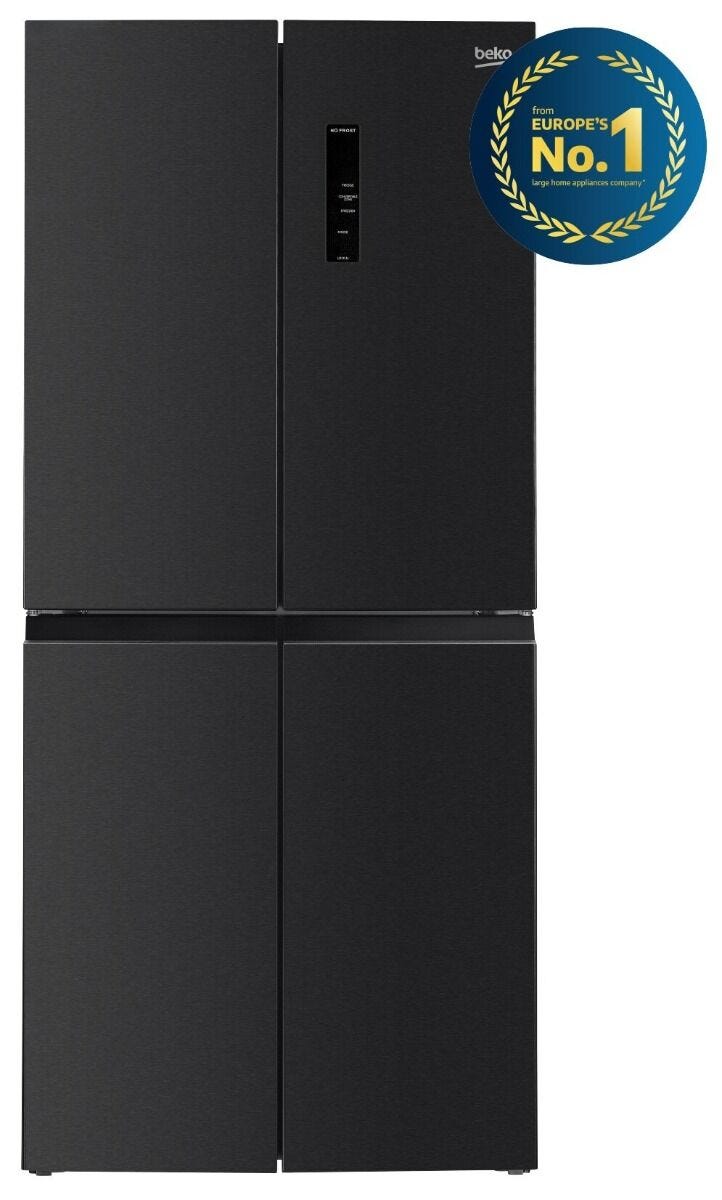 Beko 442l Dark Inox Multi Door Fridge - GNO522B