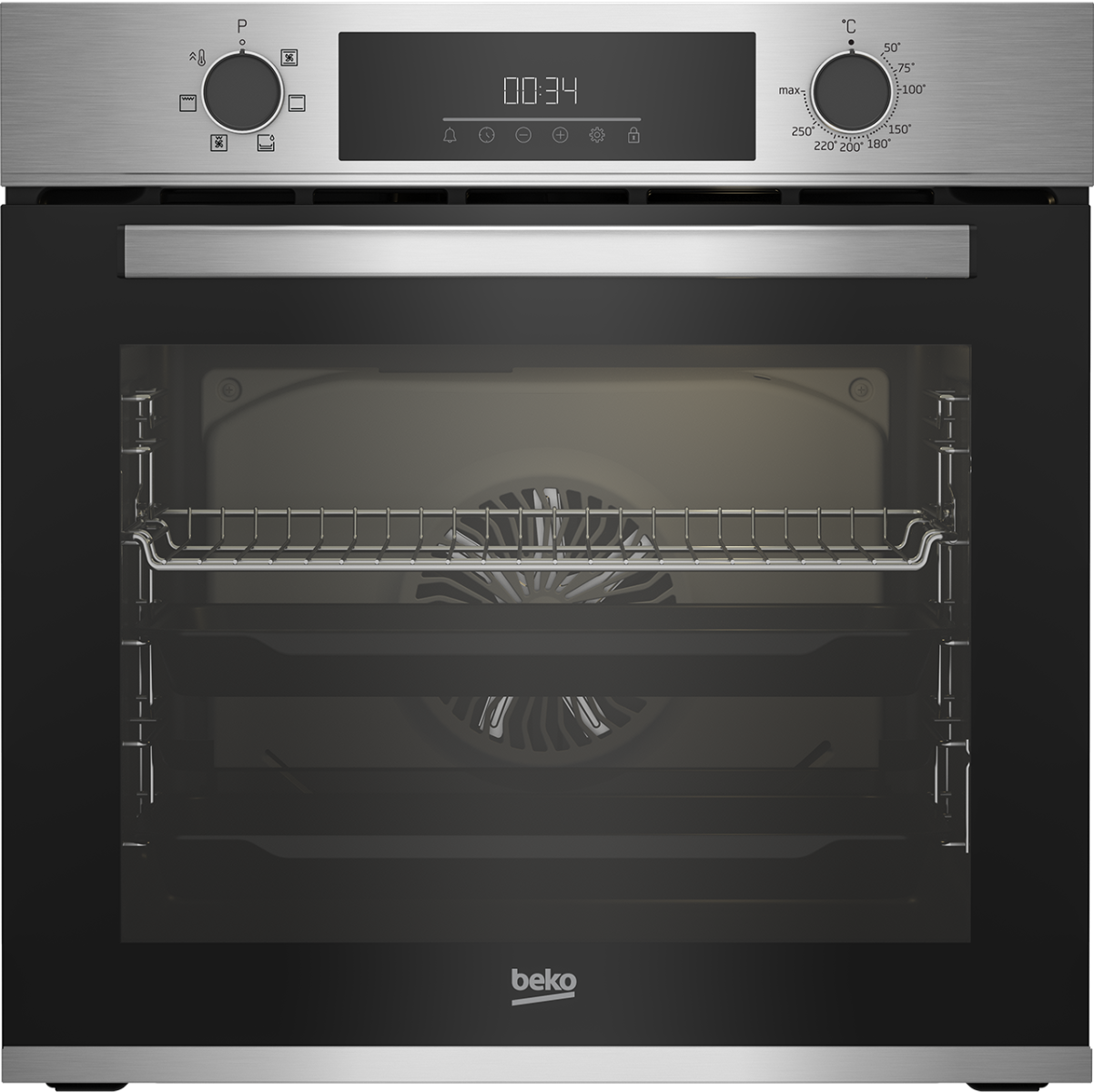 Beko 60cm Aeroperfect Built-In Oven Inox - BBIE12300X