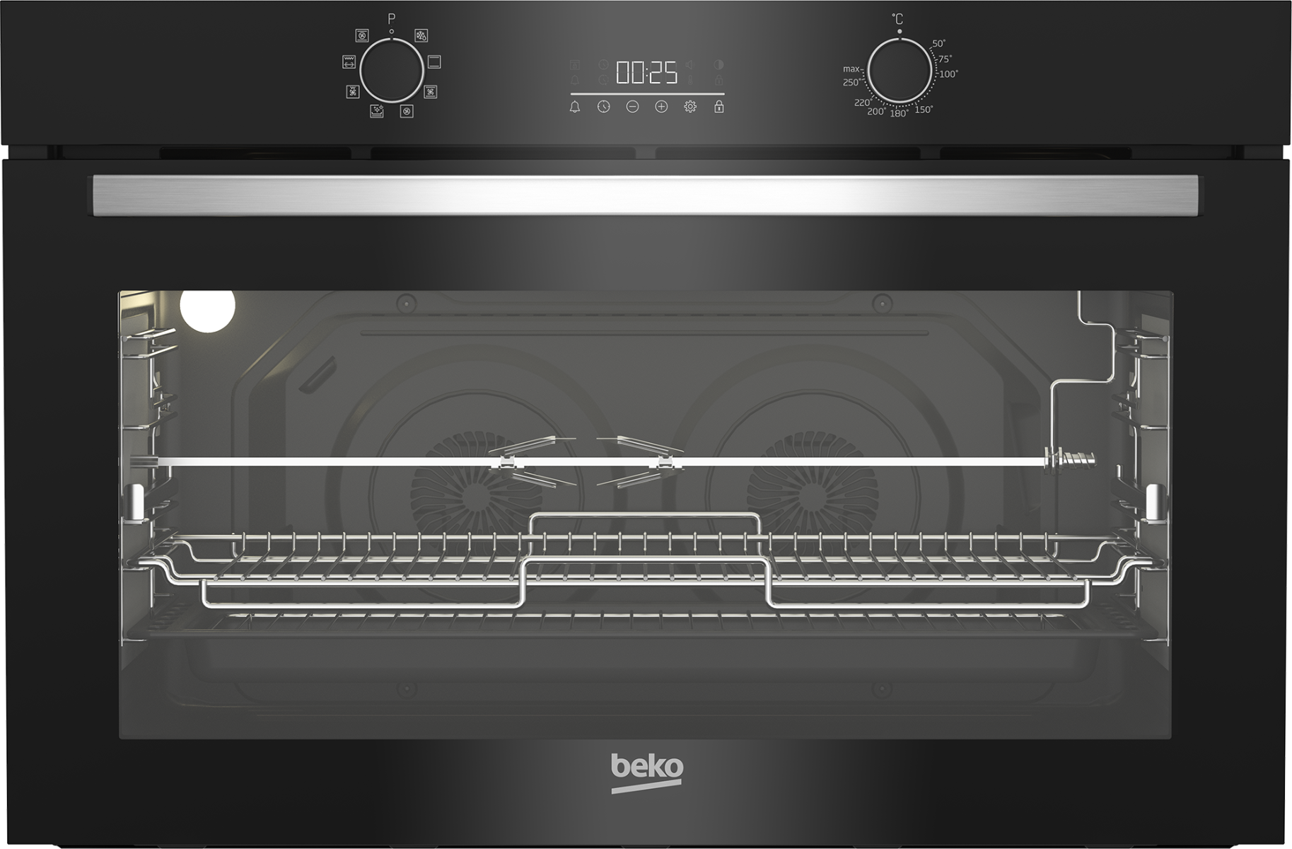 Beko 90CM Twin Fan Oven - BBWMT12300XS