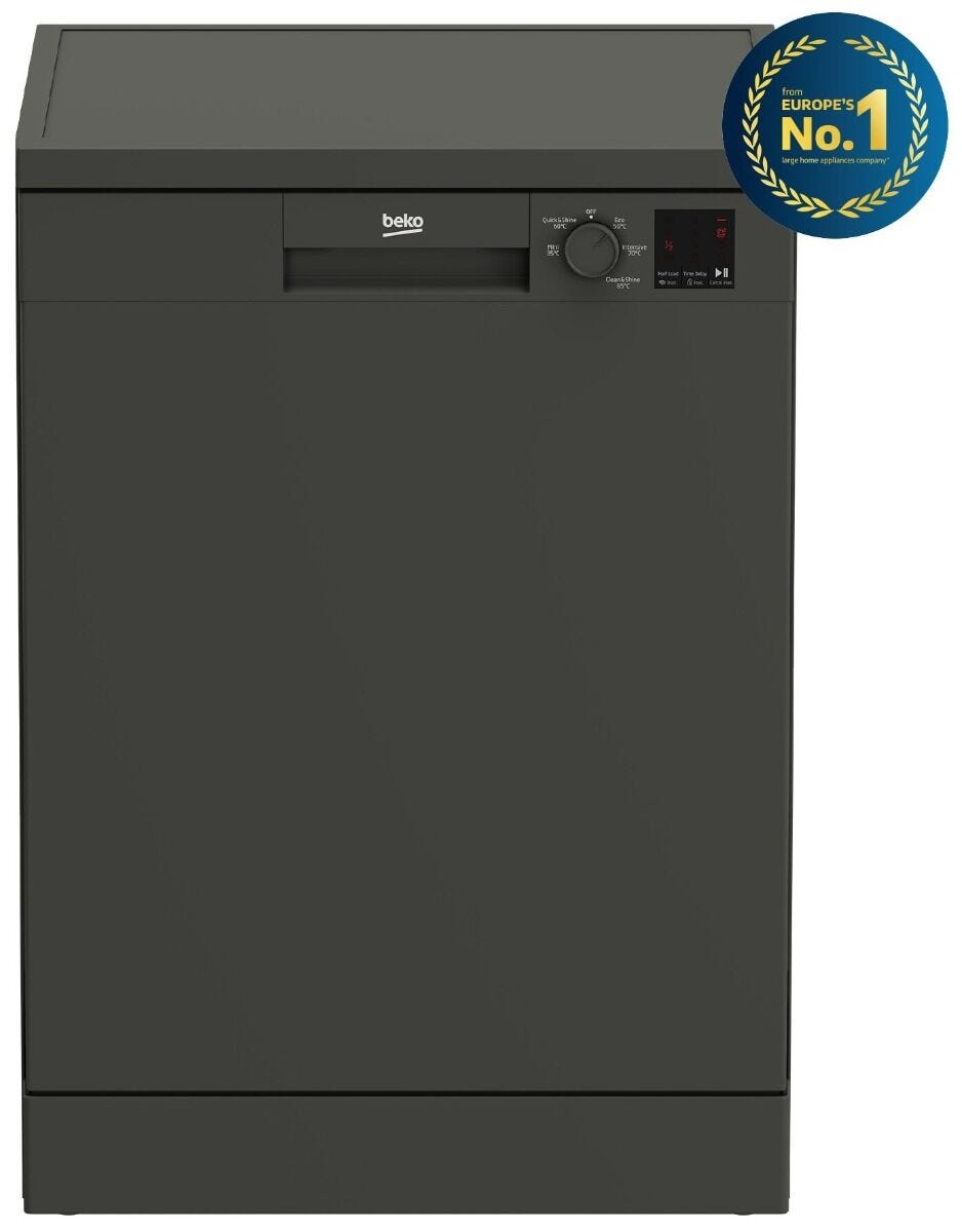 Beko Manhattan Grey 13 Place Settings Dishwasher - BDW202