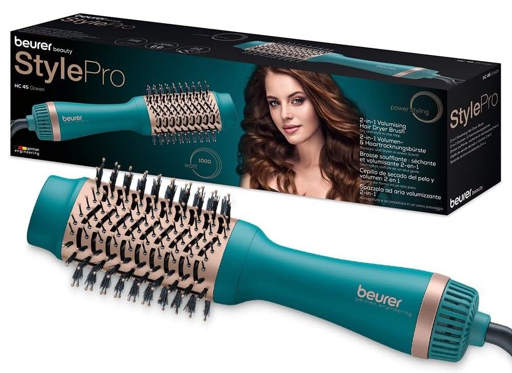 Beurer Hair-Dryer Hot Air Brush in XXL Size for Ultra Volume & Style HC 45