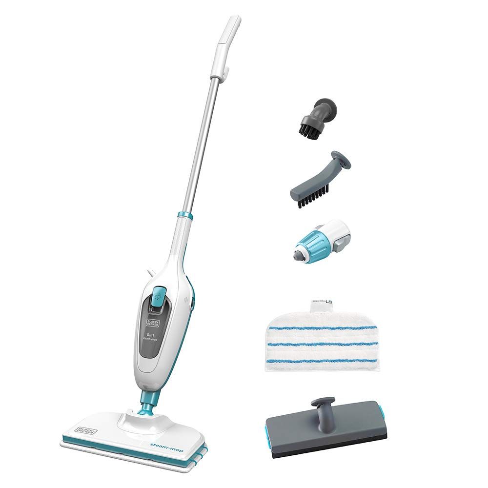 BLACK+DECKER 1300W 5-in-1 Steam-mop with portable steamer