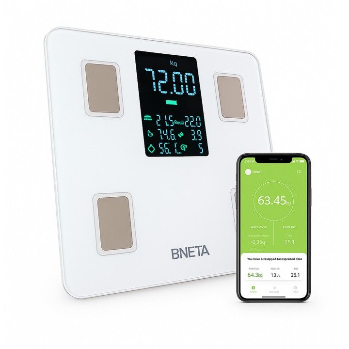BNETA CS20A Smart Body Scale Colour LED Display Body Composition Analyzer