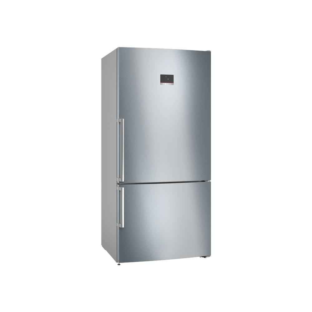 Bosch Series 6 619L Bottom Freezer Combination - Stainless steel