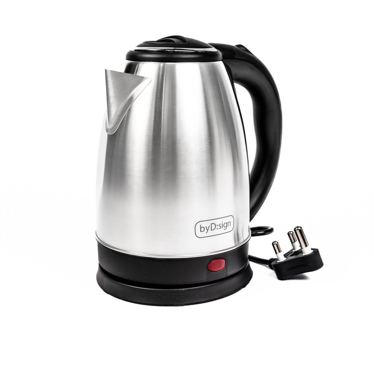 byD:sign 1.7L Stainless Steel Cordless Kettle 1500W - 360 Base