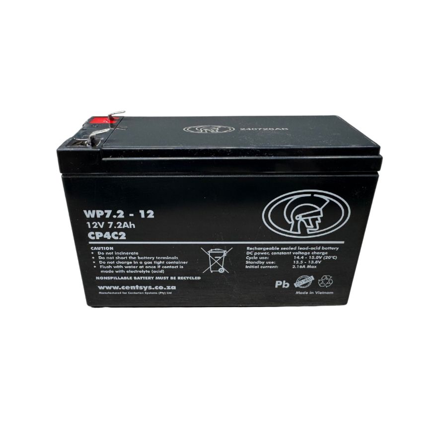 Centurion Gate Motor Battery 12V 7.2AH CP4C2