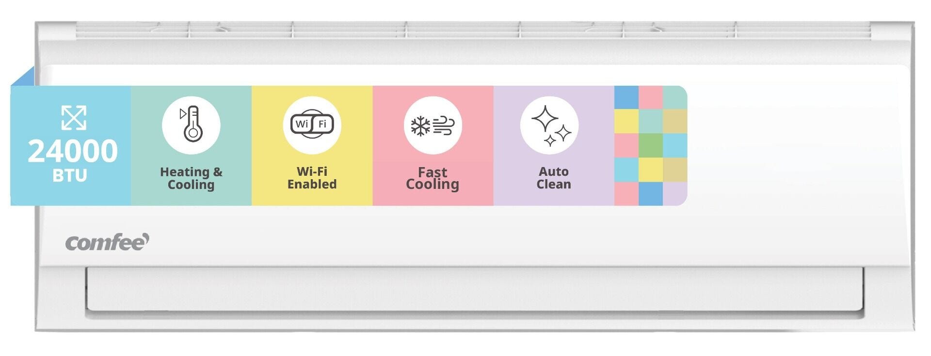 Comfee 24 000BTU Non-Inverter Midwall Split Air Conditioner - FCMF-24