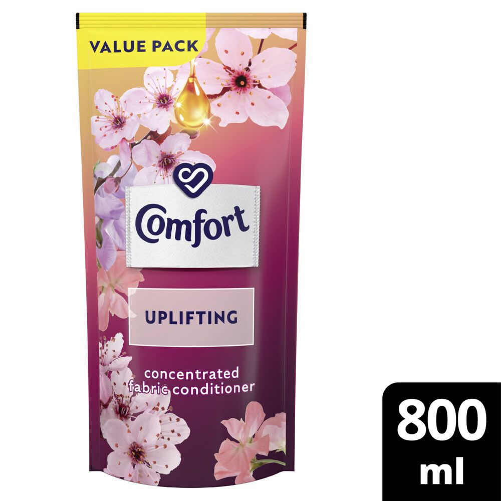 Comfort Uplifting Concentrated Laundry Fabric Softener Refill 800ml