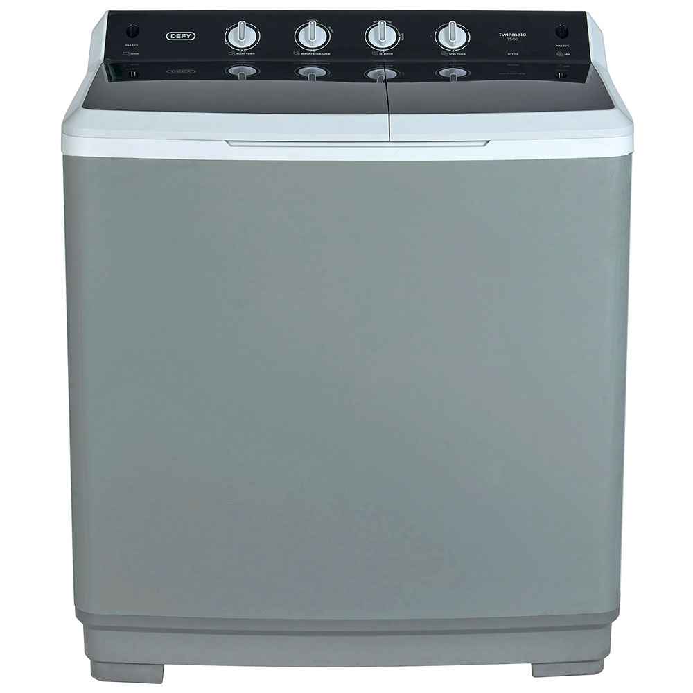 Defy 15kg Twin Tub - Metallic