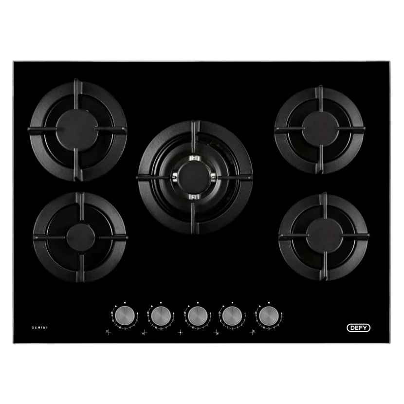 Defy Gemini Gas on Glass Hob
