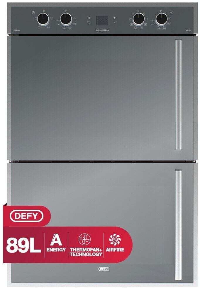 Defy Gemini Thermofan+ Double Oven Mirror - DBO768