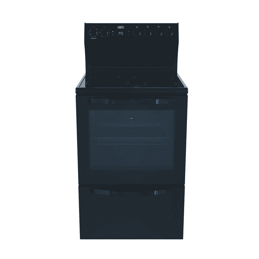 Defy Thermofan+ Kitchenaire 600 Vitroceramic Electric Stove - Black