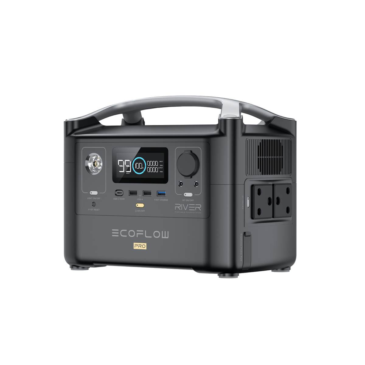EcoFlow RIVER Pro 720Wh Portable Power Station - SA Plug Points