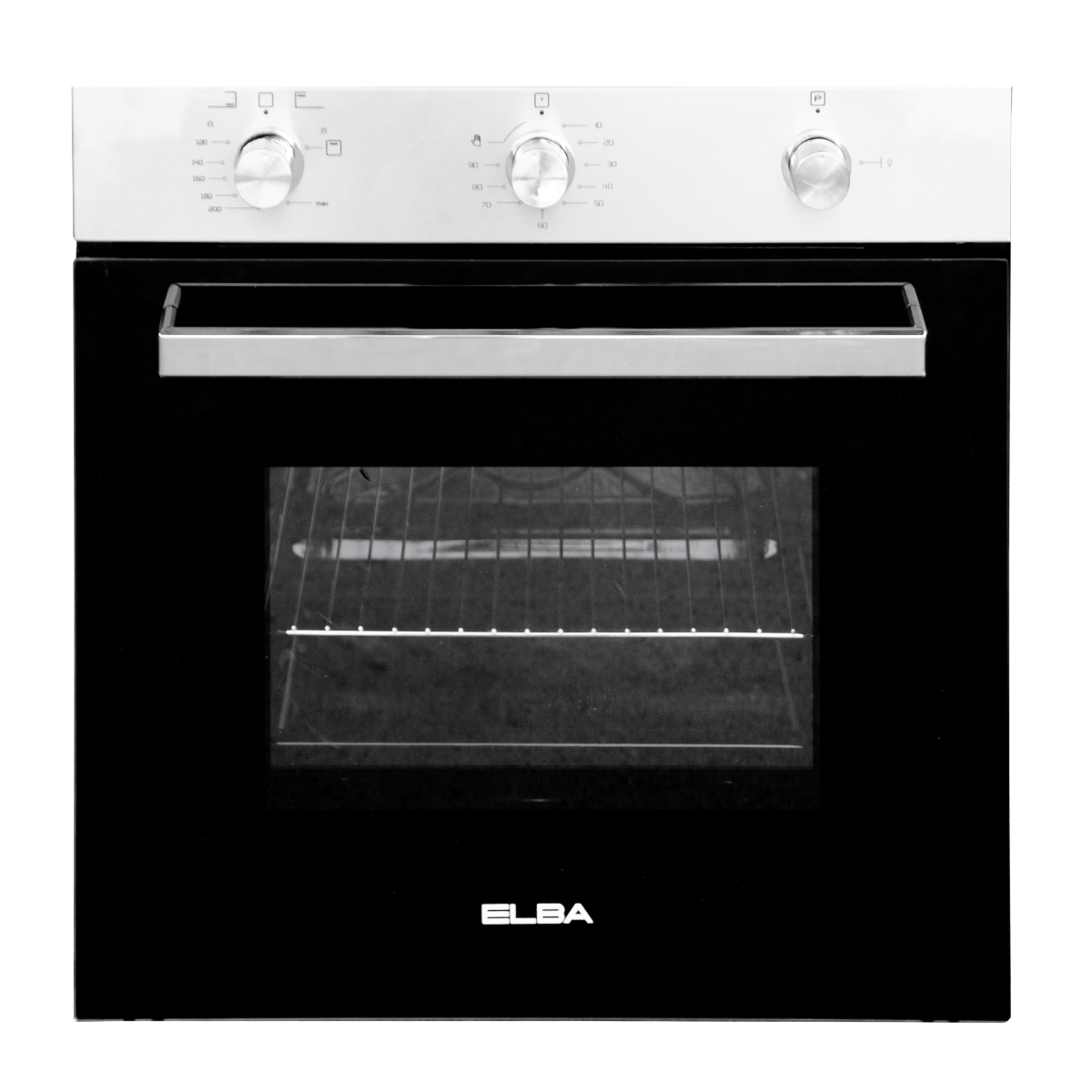 Elba 60cm Black Built-In Gas Oven - 04/TS600FG