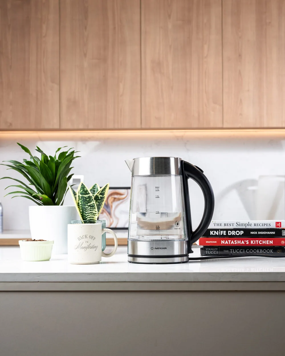 Electric Glass Kettle - 1.7L | Double-Wall Heavy Duty Elite Durability