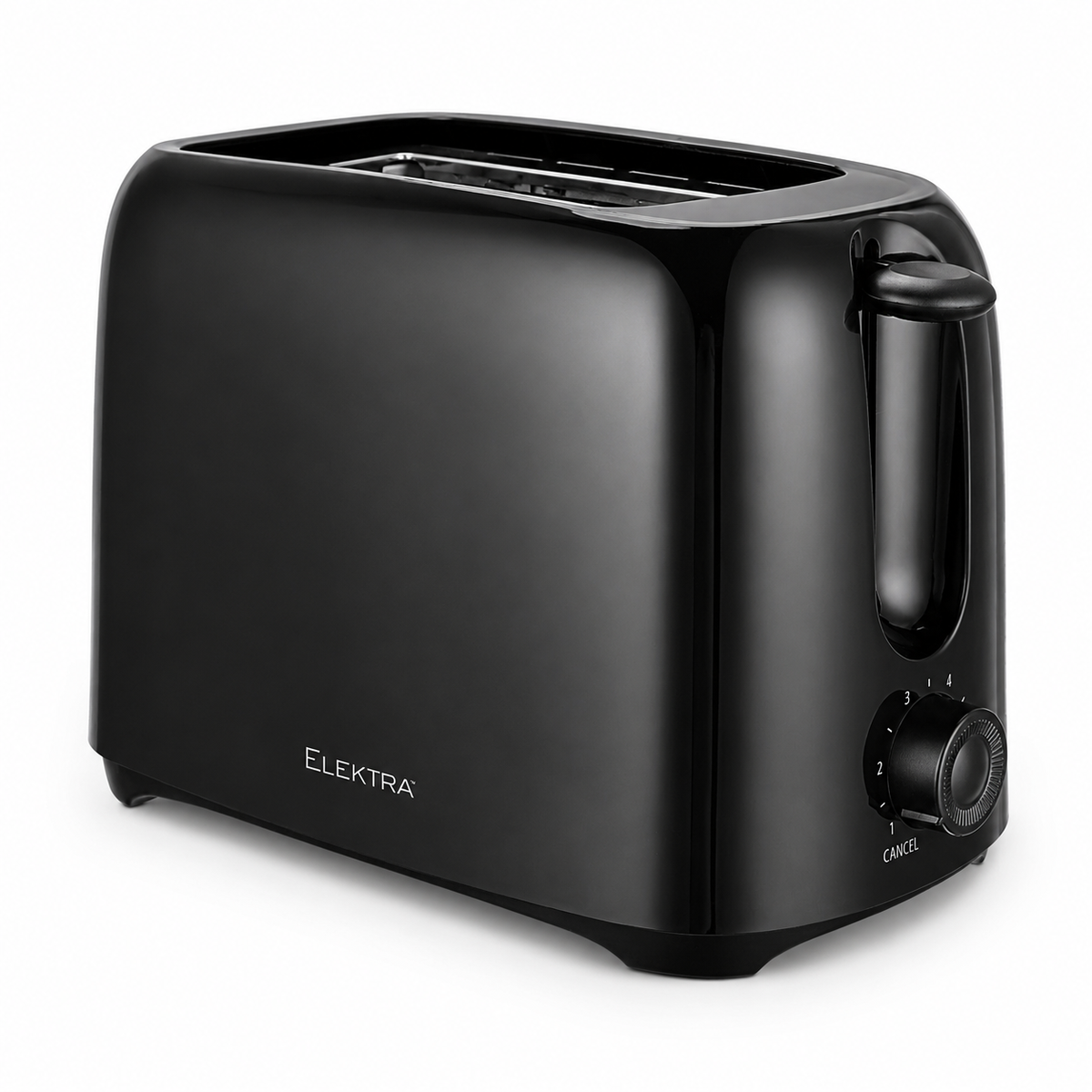 Elektra Basic 2 Slice Toaster 700W - Black