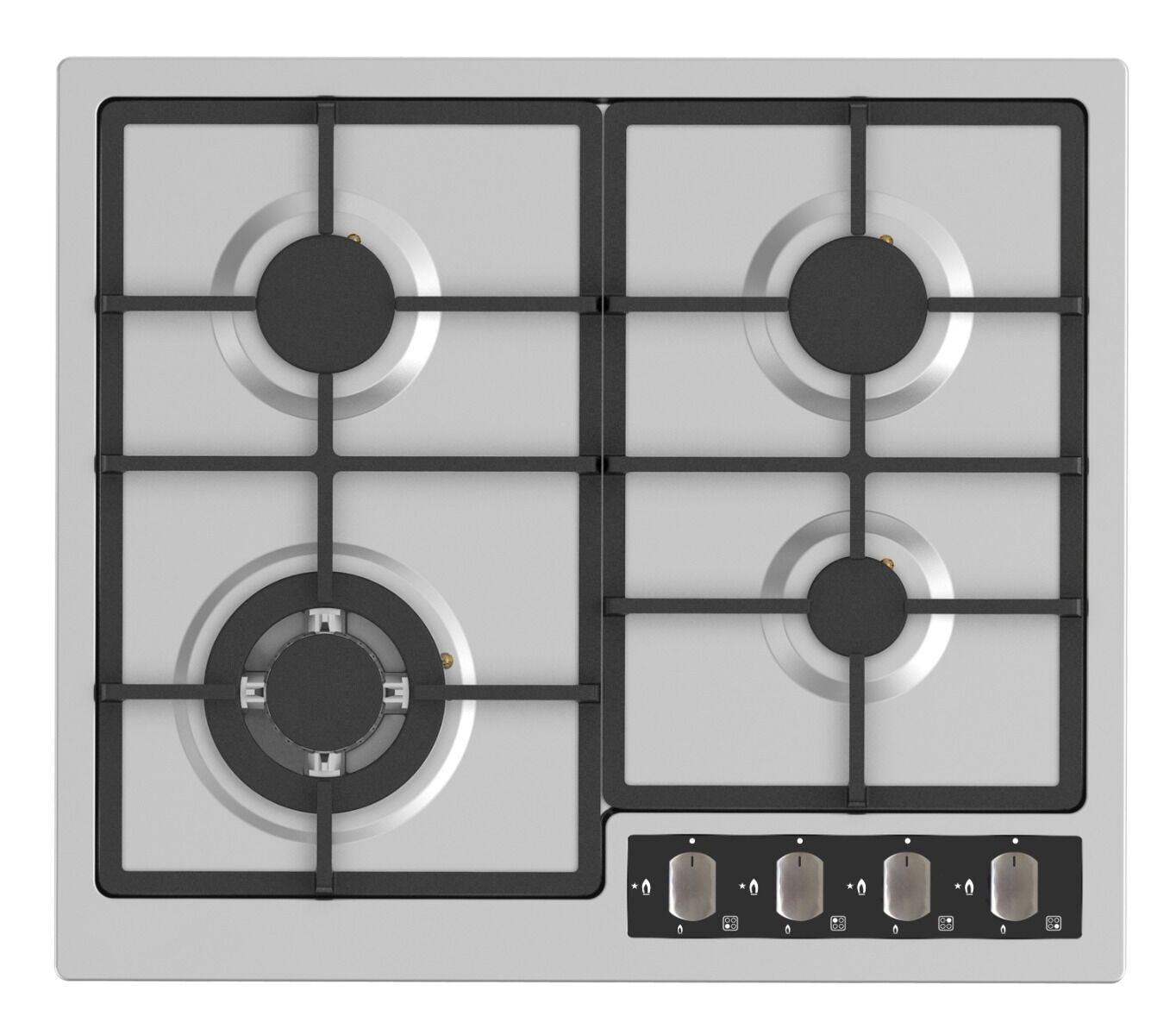Falco 60cm Stainless Steel Gas Hob - FAL-SSGH-60
