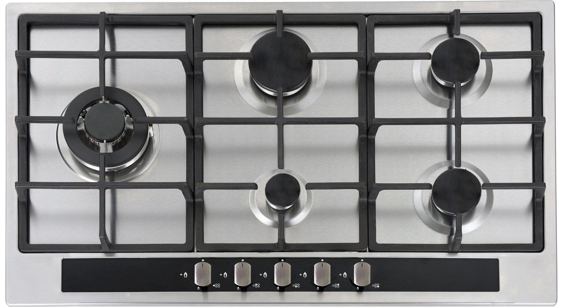 Falco 90cm Stainless Steel Gas Hob - FAL-SSGH-90