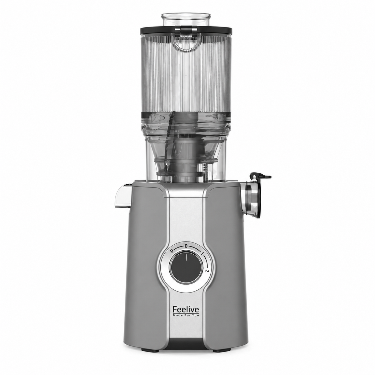 Feelive Slow Cold Press Juicer - 108mm Extra Wide Feed Chute, Easy Clean