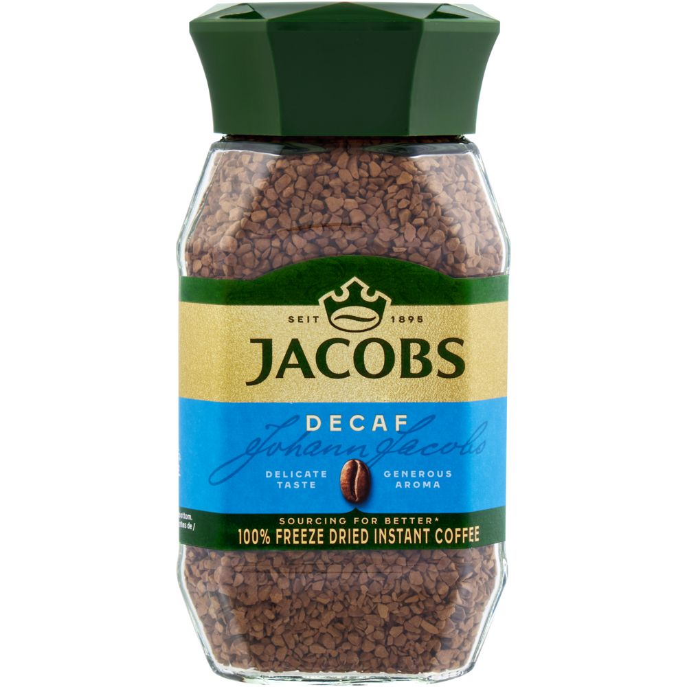 JACOBS Decaf Instant Coffee - 200g Jar