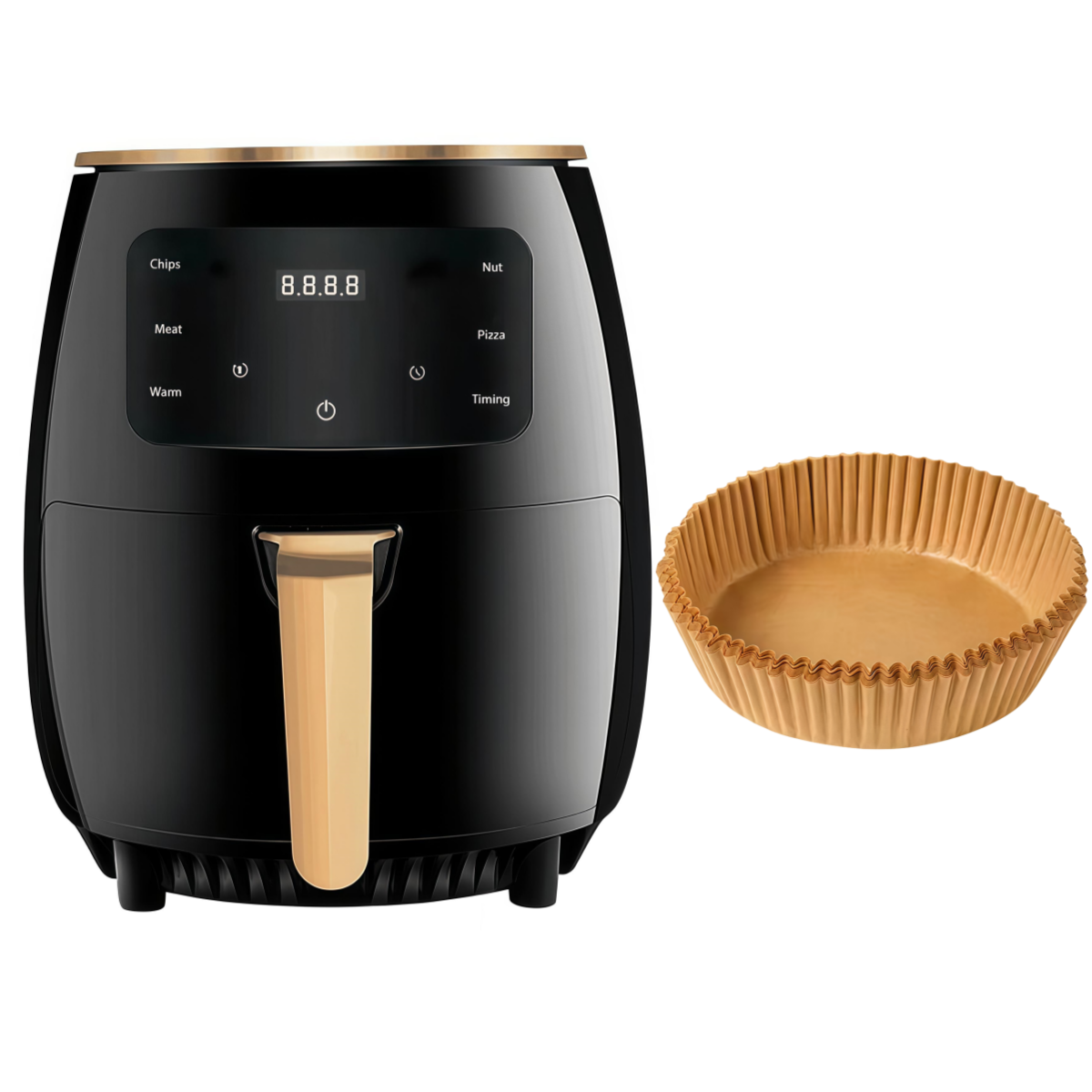 KF 6L Multifunctional Air Fryer Modern and Stylish (Silicone Oil Paper)