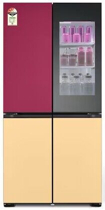 LG 617l Colour Changing LED MoodUp™ Multi-Door Fridge Freezer - GR-A24FDMMB