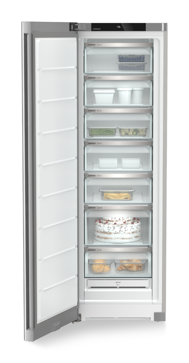 Liebherr 277l Silver Upright Freezer - SFNSFE5227