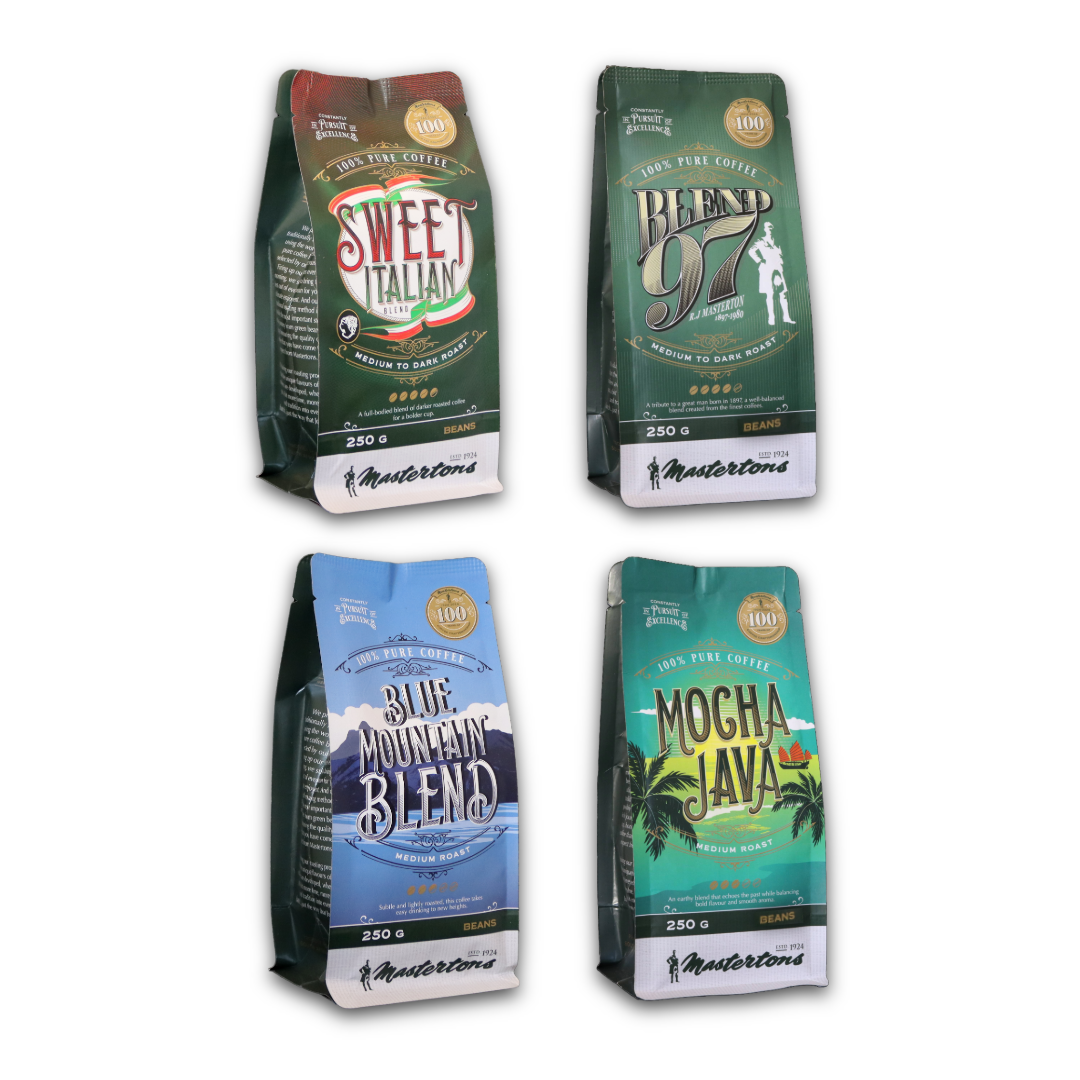 Mastertons Heritage Collection, Coffee Beans (4 x 250G)