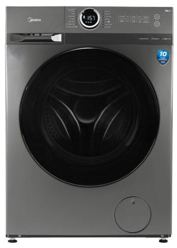 Midea 10kg Grey Inverter Front Loader Washing Machine - MF200W100WB