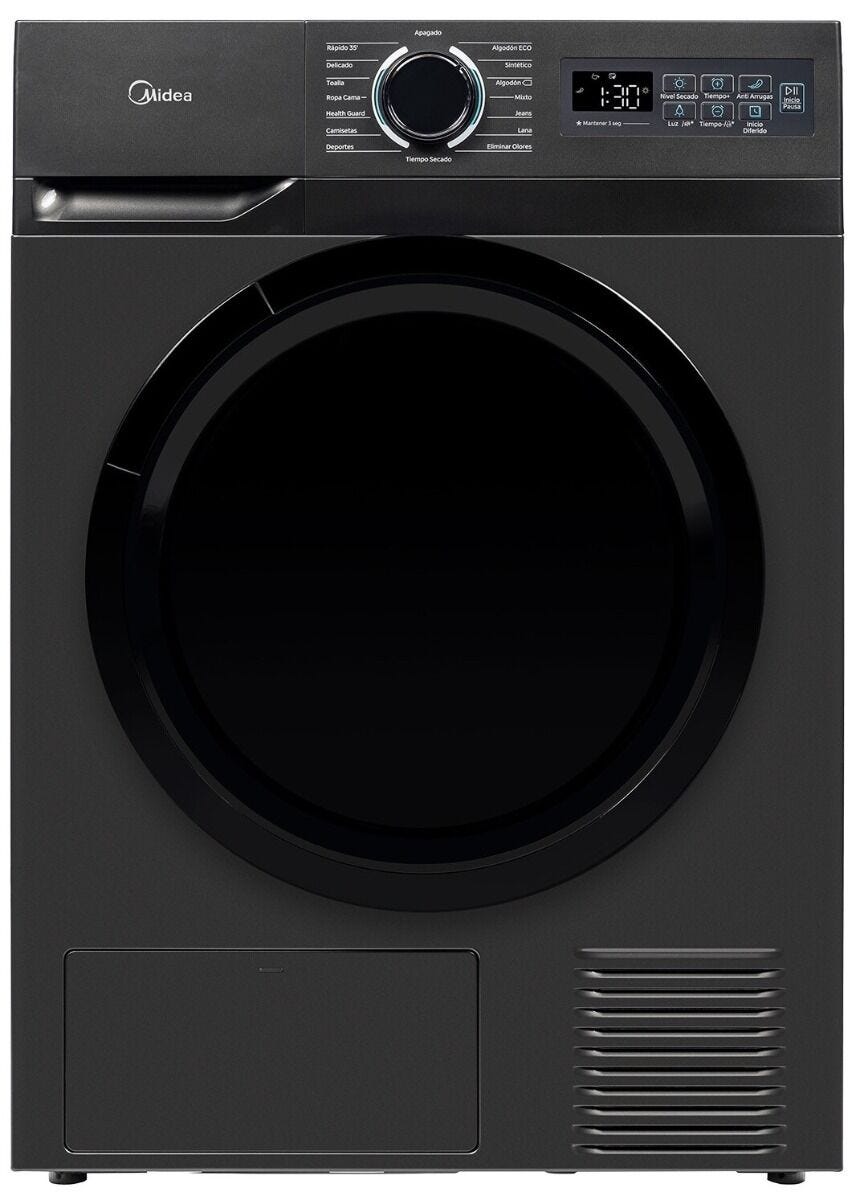 Midea 8kg Titanium Finish Front Loading Heat Pump Dryer A+ - MD110H80-T