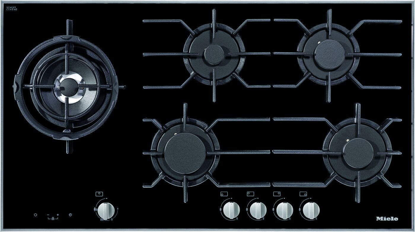 Miele 90cm Gas/Glass Hob - KM3054-1